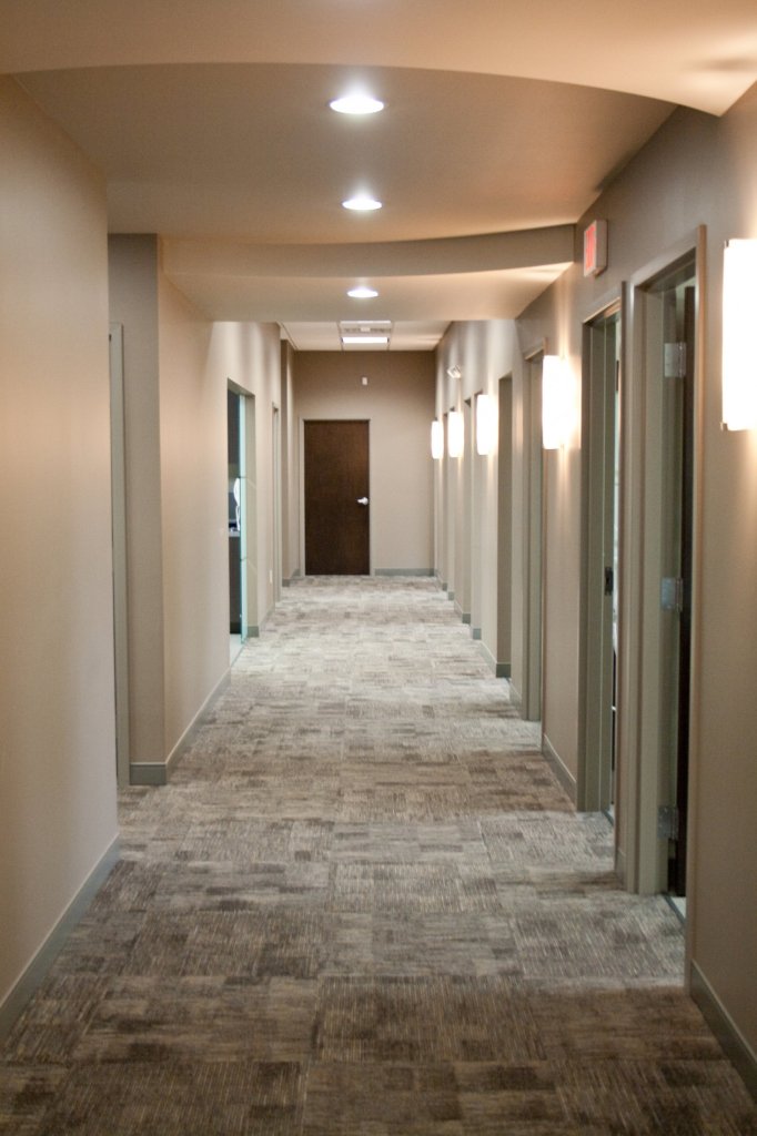 View of the hallway of Endodontic Specialists